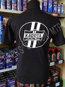 スピード出荷 カドヤ KADOYA CROWNデザインTシャツ ブラック LL(XL)サイズ 管理P