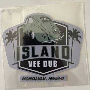 ISLAND VEE DUB ハワイ アイランド ビー ダブ ステッカー VOLKS WAGEN BEETLE VW フォルクスワーゲン ビートル 空冷 タイプ1 MOONEYES ⑥