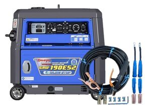 デンヨー　溶接機　GAW-190ES2　ケーブルセット30mDX付！送料無料！