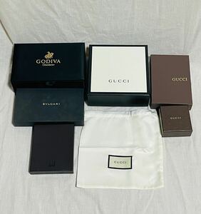 GUCCI＊ BVLGARI＊dunhill＊GODIVA 空箱まとめて