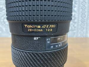 TOKINA Tokina AT-X　PRO　28-80ｍｍ　1：2.8　Aspherical ニコン用　トキナー　オートフォーカス　レンズ　動作未確認