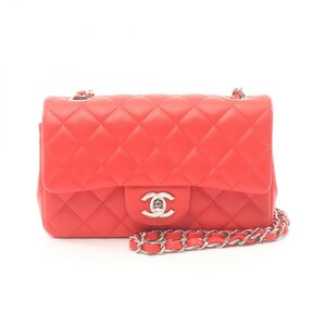 シャネル ミニマトラッセ20 ブランドオフ CHANEL ラムスキン（羊革） ショルダーバッグ ラムスキン 中古 レディース