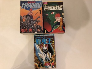 【中古品】スカルキラー邪鬼王　1-2巻　魔獣戦線　1-4巻　虚無戦記MIROKU　1-5巻　石川賢　徳間書店ほか　全巻セット　#800165