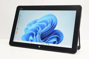 1円スタート タブレットPC Windows11 WPS office搭載 富士通 Arrows Tab R727 SSD128GB メモリ4GB 第7世代 Core i3 カメラ