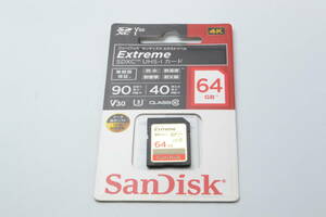 ■ 美品 ■ SanDisk Extreme SDXC UHS-I メモリカード　64GB 　 　 　 X93H000X24C0013