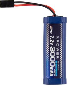 通常モデル Ni-MH/タミヤタイプ 3000mAh ハイテック エックスパワー XP3000-NT-B Ni-MH 7.2V 3