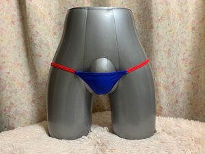 ★ローウエスト　セクシーＴバックビキニパンツ★青赤115