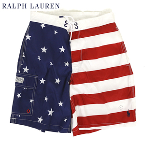 新品 アウトレット b155 Lサイズ アメリカ国旗 polo ralph lauren ポロ ラルフ ローレン スイムショーツ 水着