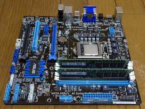 Intel Core i7 2600K + ASUS P8H77-M ジャンク