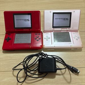 NINTENDO 任天堂 Nintendo DS ゲーム機 レッド ピンク