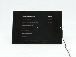 中古　SurfacePro　1631◆Corei5　4300U　1.9GHZ◆M.2 SSD256GB◆メモリ8GB◆　　バッテリー充電できない為ジャンク扱い 　液晶割れ