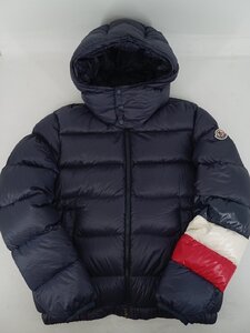 [12B-611-031-2] MONCLER モンクレール WILLM フード付き サイズ 2 ダウンジャケット ネイビー 中古