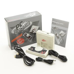 ▽534322 【美品】KONAMI PCエンジンmini 本体セット 動作確認済 PCE PC Engine ミニ