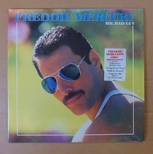 FREDDIE MERCURY「MR. BAD GUY」米ORIG [初回FC規格 6ロゴCOLUMBIA] ステッカー有シュリンク美品