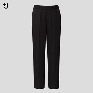 UNIQLO×JIL SANDER ユニクロ　コットンリネンテーパードパンツ　09 Black レディース　サイズ　S