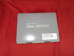 NEC　Aterm MP02LN (PA-MP02LN-SW) LTEモバイルルーター　メタリックシルバー 【未使用品】 複数在庫　レターパック配送2