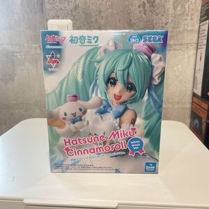 ◯未開封 セガ 初音ミクシリーズ Luminasta 初音ミク×シナモロール ホワイトドレスVer. フィギュア