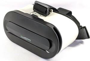 【1円出品】VR-PARK 携帯電話用バーチャルリアリティグラス VRゴーグル LAPORIO 205×105×225mm 388g リモコン付き