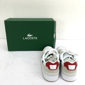 □●【同梱可】【80】未使用品 LACOSTE ラコステ T-CLIP 0120 2 SMA 40SMA0048 メンズ用 スニーカー 運動靴 通勤用 通学用