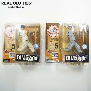 【未開封】MCFARLANE/マクファーレン SPORTSPICKS ニューヨーク・ヤンキース #5 JOE DiMaggio フィギュア 2点セット /080