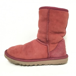 アグ UGG ショートブーツ 22 5825 - ムートン レッド レディース 靴