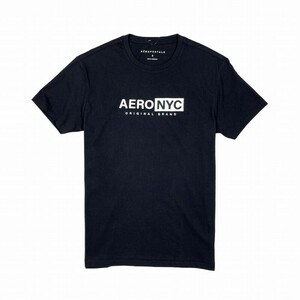 APT275 Sサイズ エアロポステール メンズ 半袖 Tシャツ ブラック