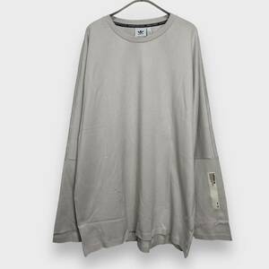 ☆送料無料☆新品タグ付き未使用品☆adidas☆NMDロングスリーブシャツ☆長袖カットソー☆Tシャツ☆XL☆グレージュ☆E24M