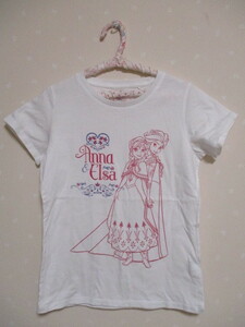 ● ユニクロ　アナと雪の女王 ● 可愛い半袖Ｔシャツ ☆150㎝☆白