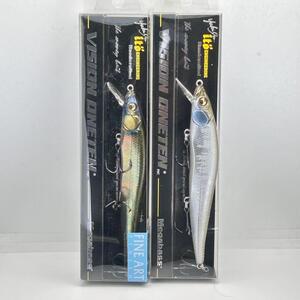 メガバス ビジョン ワンテン 2個セット 未開封 FA OIKAWA (M) ＆ WAGIN HASU VISION 110 ONETEN MEGABASS Custompaint Jerkbait 