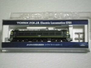 TOMIX製　JR　EF81形電気機関車（トワイライトカラー）　中古品