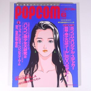 月刊 POPCOM ポプコム Vol.123 1993/6 小学館 雑誌 PC パソコン ゲーム 特集・パソコン美少女大研究2 サークⅢ アトラスⅡ ほか