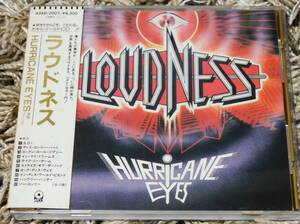 ■ LOUDNESS HURRICANE EYES ゴールドCD 4300円帯付き 43XD-2007 ラウドネス 高崎晃 樋口宗孝