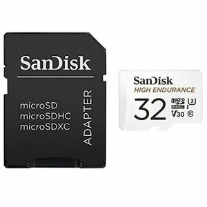 送料無料 SanDisk マイクロSDHC 32GB 100MB/s 高耐久性 SDSQQNR-032G-GN6IA