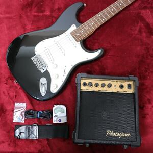 【7343】初心者セット Legend Stratocaster レジェンド 黒