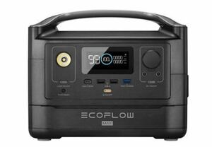 ★新品未開封激安！ECOFLOWポータブル電源ポータブル電源　蓄電池　充電器　288Wh容量　RIVER Max　EFRIVER600MAX-JP　1台