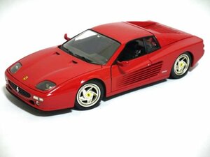 ▽ジャンク HOTWHEELS ホットウィール 1/18 Ferrari フェラーリ F512M TESTAROSSA テスタロッサ レッド ※本体のみ