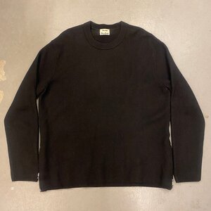 ☆Acne Studios アクネトゥディオス☆ 15FW MICHA サイド ジップ クルー ネック ニット トップス Side zip crew neck knit top