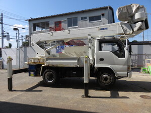 ★千葉県　ISUZU ELF★2003年（平成15年）高所作業車　スカイマスター15m（SH-15A）AICHI　車検なし★KR-NKR81E3N