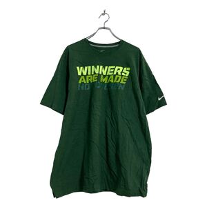 NIKE 半袖 プリント Tシャツ 2XL グリーン ナイキ ビッグサイズ 古着卸 アメリカ仕入 a603-6381