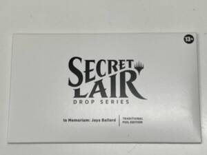 【未開封品】MTG SECRET LAIR DROP SERIES In Memoriam：Jaya Ballard | TRADITIONAL FOIL EDITION