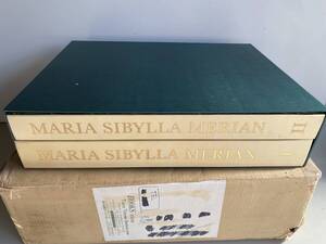 ⑤t339◆MARIA SIBYLLA MERIAN マリア・シビラ・メーリアン◆作品集 博物画譜Ⅰ Ⅱ 画集 当時物 コレクション 2冊セット