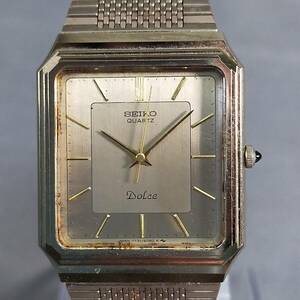 ▲　5/23　258922　SEIKO　DOLCE　クオーツ　3D0006　7731-5080　セイコー　スクエア　メンズ腕時計