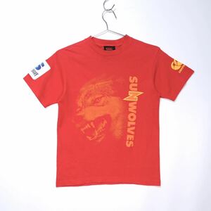 【送料無料】CANTERBURY(カンタベリー)/SUNWOLVES/サンウルブズ/半袖Tシャツ/SUPER RUGBY/スーパーラグビー/レッド/Sサイズ