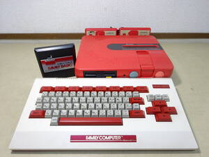 京都10☆ SHARP ツインファミコン AN-500R 任天堂 FAMILY COMPUTER HVC-007 FAMILY BASIC ファミリーベーシック セット 現状品 レトロ