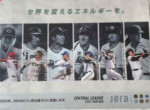 JERA セリーグ　クリアファイル プロ野球