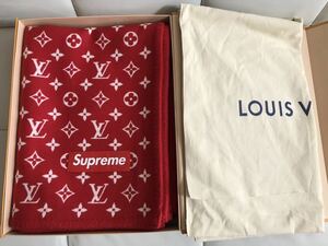 【値下げ交渉は質問で大幅可】Louis Vuitton×supreme ブランケット 膝掛け 新品未使用品(ヴィトン シュプリーム バッグ ショルダー 財布)