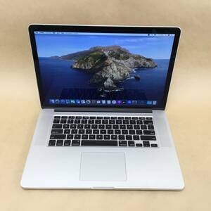 【2404239233-1】英語KB アップル MACBOOKPROCI7-2300 CI7(3615QM)-2.3GHZ 16GB SSD256GB 15.4インチRETINA A1398 CATALINA10.15.7 MID2012