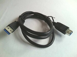 USB3.0ケーブル 　長さ約1m　タイプAオス-Bオス