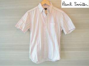 ★Paul Smith★(ポールスミス)半袖ストライプシャツ/L