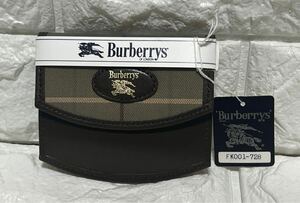 新品未使用90s BURBERRY バーバリー チェック コインケース 小銭入れ 財布